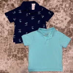 The Children’s Place 2-Pc Toddler Boy’s Collared Shirts 12-18 Mo.